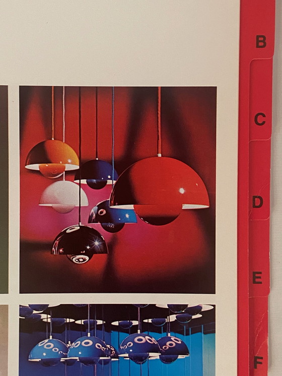 Image 1 of Vintage Verner Panton Flowerpot Allumé Louis Poulsen