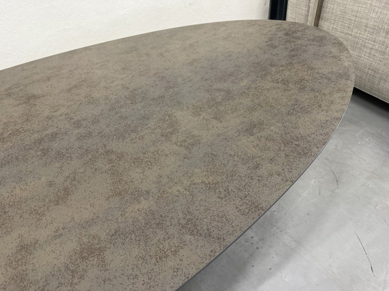 Image 1 of Harvink Fier Table de salle à manger ovale 240x120 Iron Moss