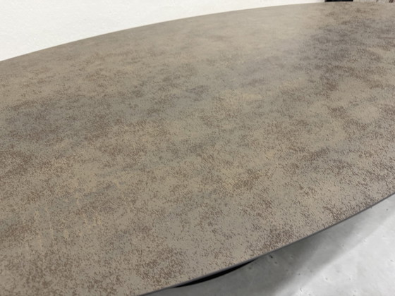 Image 1 of Harvink Fier Table de salle à manger ovale 240x120 Iron Moss