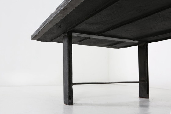 Image 1 of Table basse brésilienne brutaliste en pierre de Pia Manu, 1960