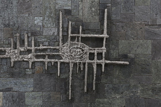 Image 1 of Table basse brésilienne brutaliste en pierre de Pia Manu, 1960