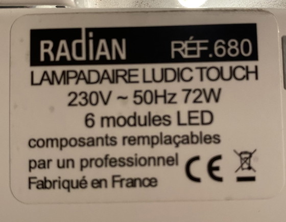 Image 1 of 5x Lampadaires Radian Ludic Touch Idéal Lecture