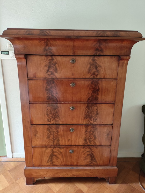 Image 1 of Chiffonierie / commode / meuble à abattant ancien