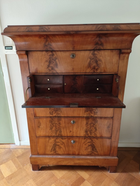 Image 1 of Chiffonierie / commode / meuble à abattant ancien