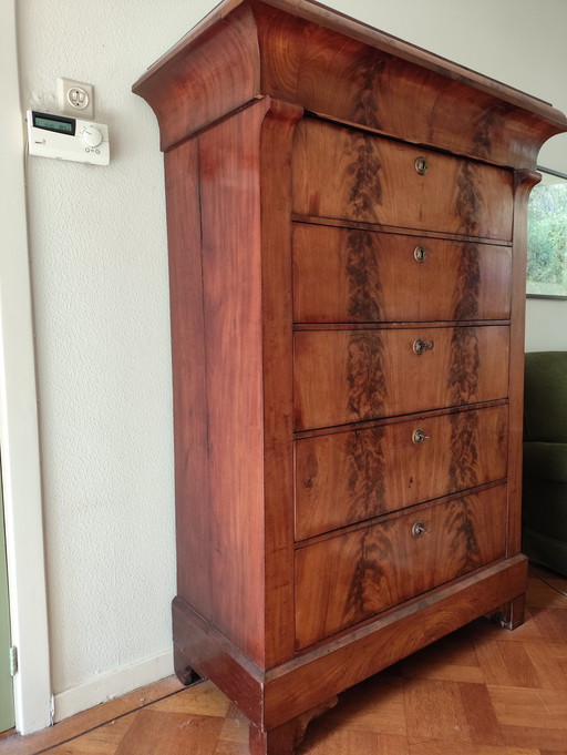 Chiffonierie / commode / meuble à abattant ancien