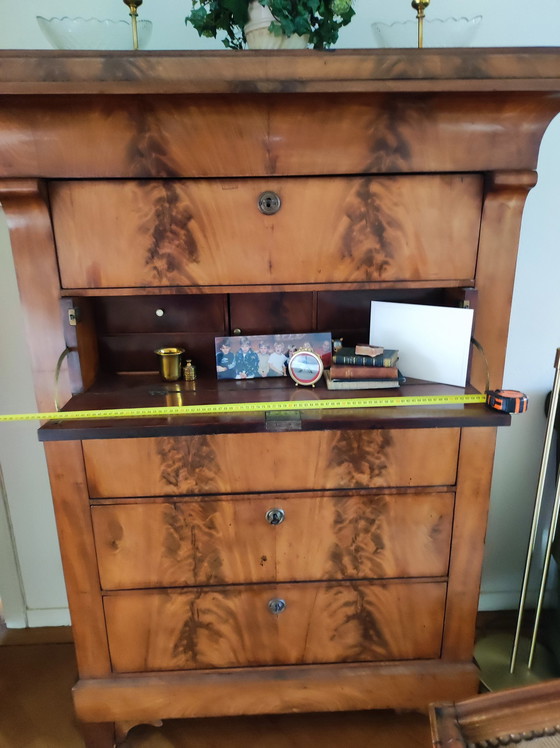 Image 1 of Chiffonierie / commode / meuble à abattant ancien