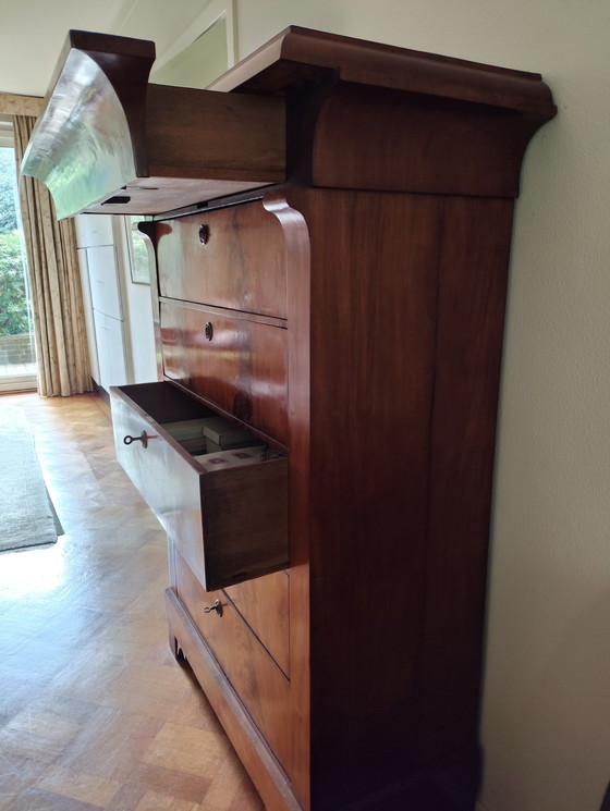 Image 1 of Chiffonierie / commode / meuble à abattant ancien