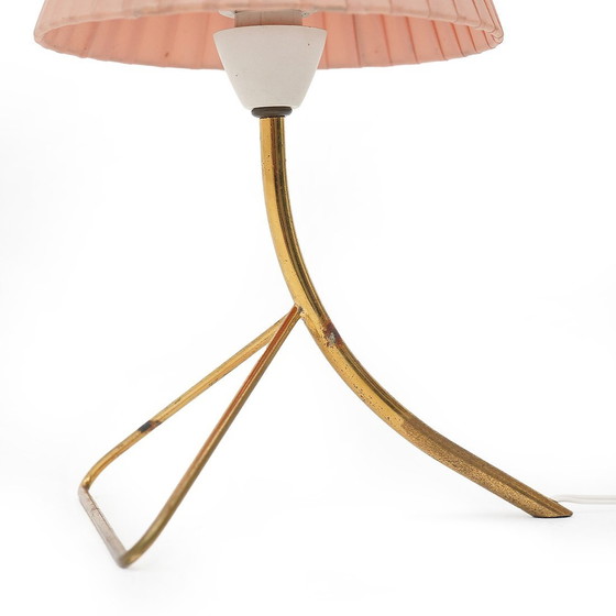 Image 1 of Lampe de table en laiton, 1950S