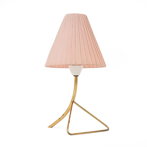 Lampe de table en laiton, 1950S