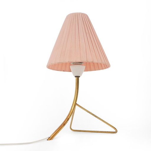 Lampe de table en laiton, 1950S