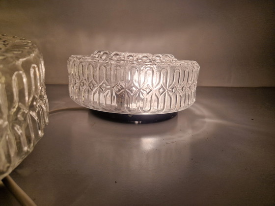 Image 1 of 3 Plafonniers ou appliques en verre Mid Century