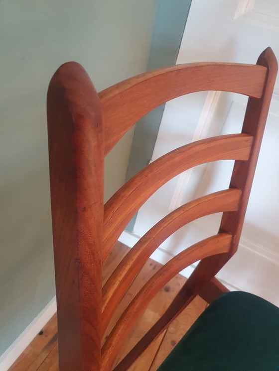 Image 1 of Chaise vintage danoise. Bois. Rembourrée.