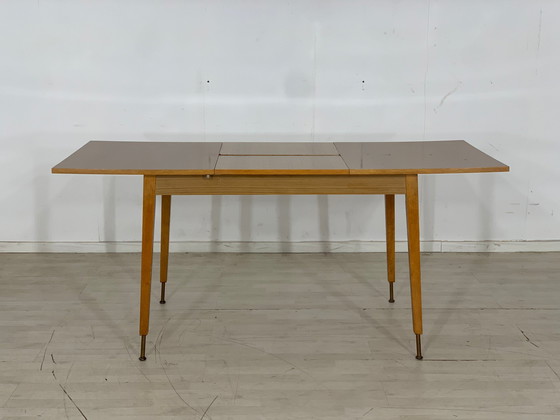 Image 1 of Mid Century table de salle à manger dining table vintage