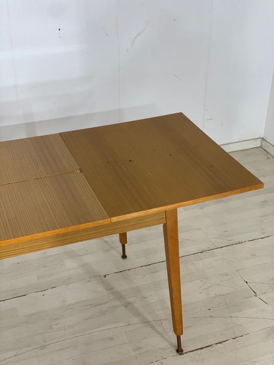 Image 1 of Mid Century table de salle à manger dining table vintage