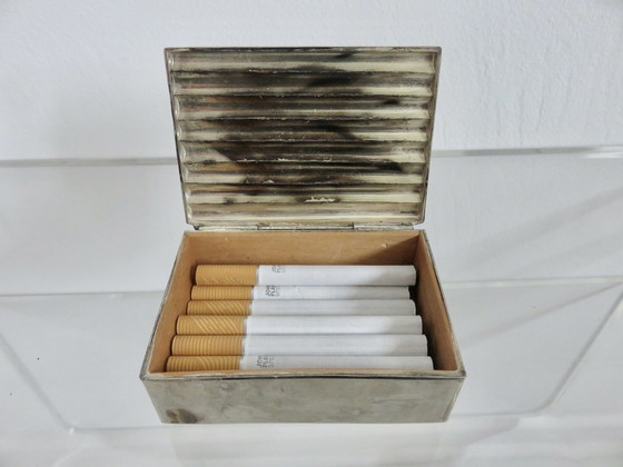 Image 1 of Boite À Cigarettes Maria Pergay, Décor Bambou, France, 1970