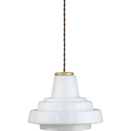 Image 1 of Lampe suspendue vintage en laiton, Italie