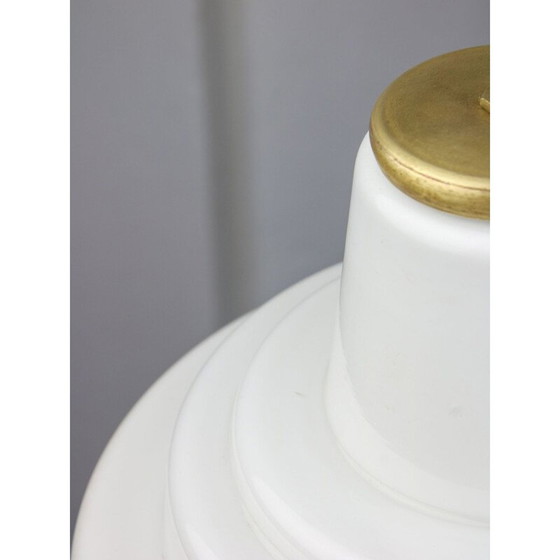 Image 1 of Lampe suspendue vintage en laiton, Italie