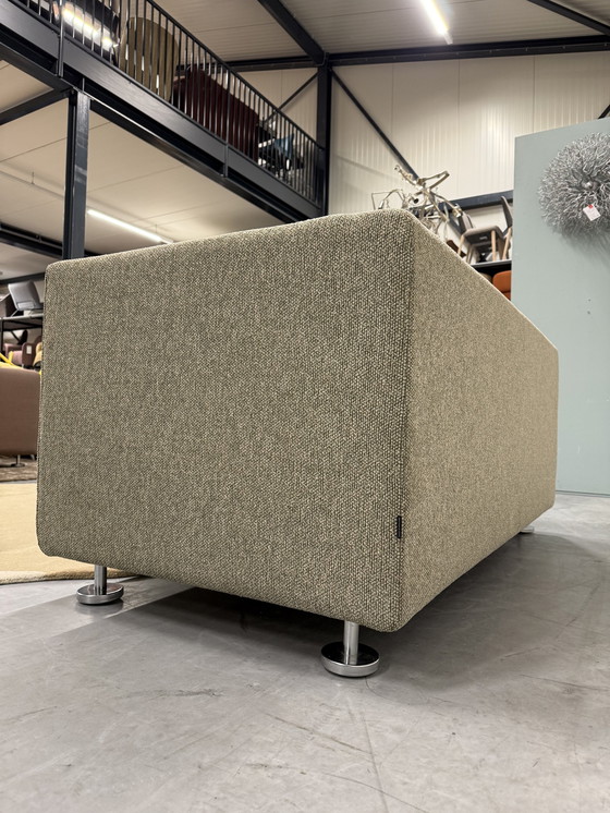 Image 1 of Gelderland 4800 Canapé 2 places Salone tissu vert