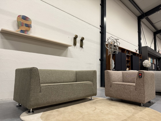 Image 1 of Gelderland 4800 Canapé 2 places Salone tissu vert