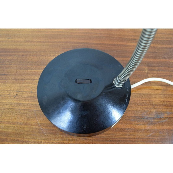 Image 1 of Lampe de table vintage en bakélite et chrome, Tchécoslovaquie 1950