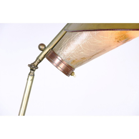 Image 1 of Lampadaire italien vintage en laiton, 1950