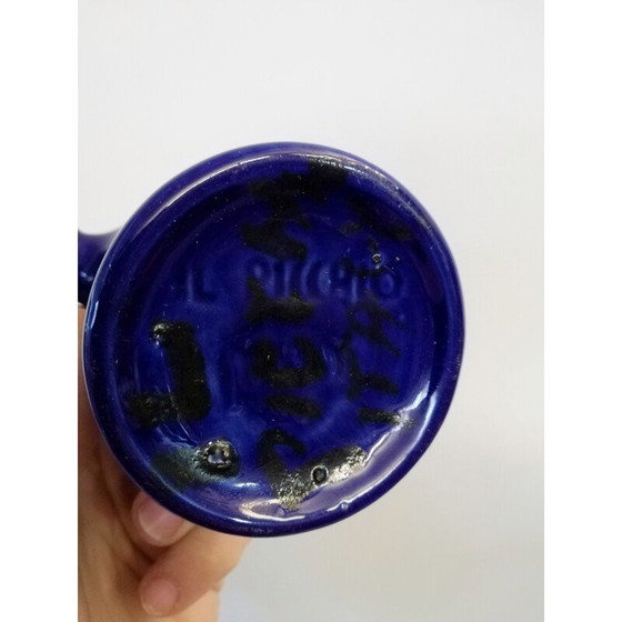 Image 1 of Ensemble de 15 services à thé vintage en céramique de l'ère spatiale par Enzo Bioli pour Il Picchio Parma, 1960