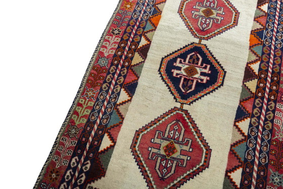 Image 1 of Tapis nomade Gabbeh noué à la main - 195 X 89 cm