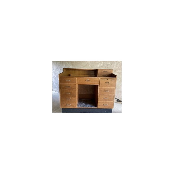 Image 1 of Comptoir vintage en bois et formica