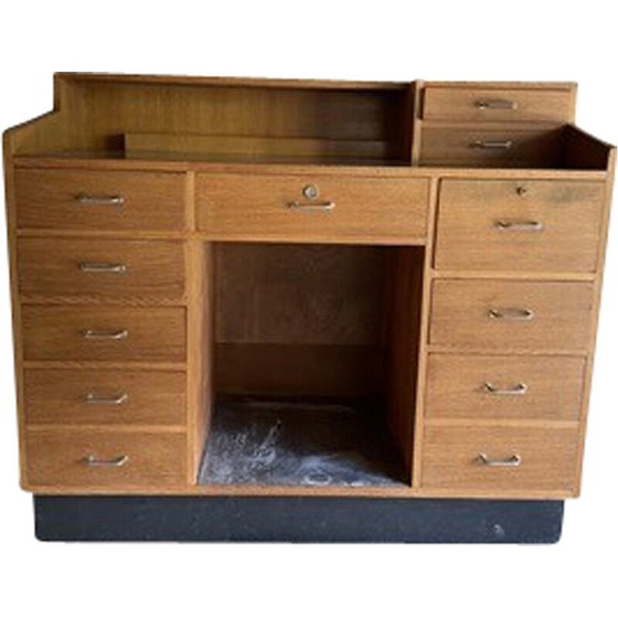 Image 1 of Comptoir vintage en bois et formica