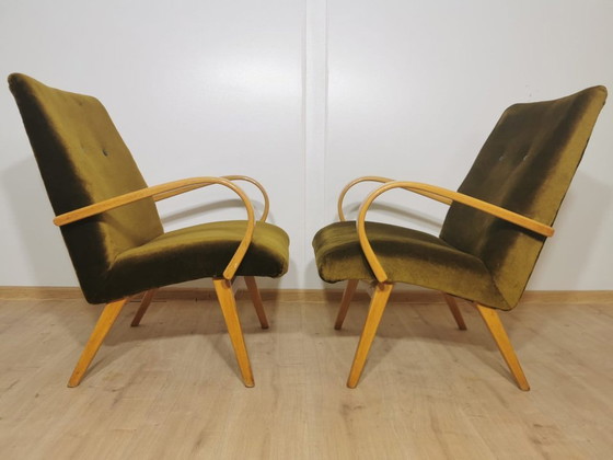 Image 1 of Fauteuils Vintage par Jaroslav Smidek