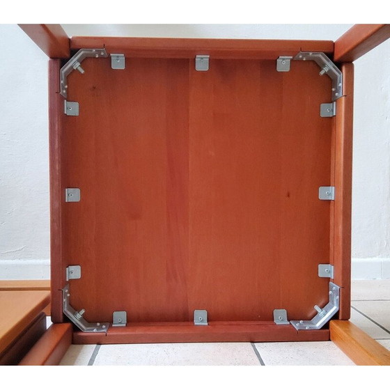 Image 1 of Paire de tables basses vintage par Brodrene Andersen, Danemark 1960