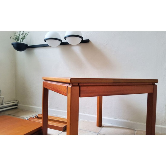 Image 1 of Paire de tables basses vintage par Brodrene Andersen, Danemark 1960