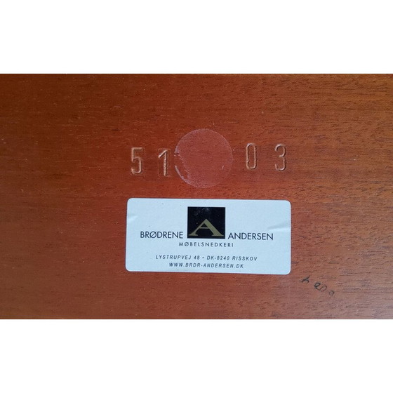 Image 1 of Paire de tables basses vintage par Brodrene Andersen, Danemark 1960