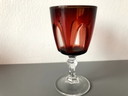 8 X verres à boire ou à shot Vintage Cristal D'Arques Luminarc Ruby Red