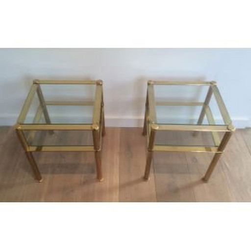 2 tables d'appoint vintage des années 60