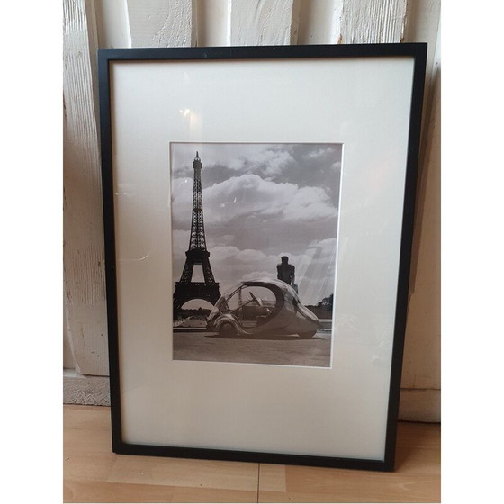 Image 1 of Peinture vintage "L'œuf électrique" de Paul Arzens, 1980