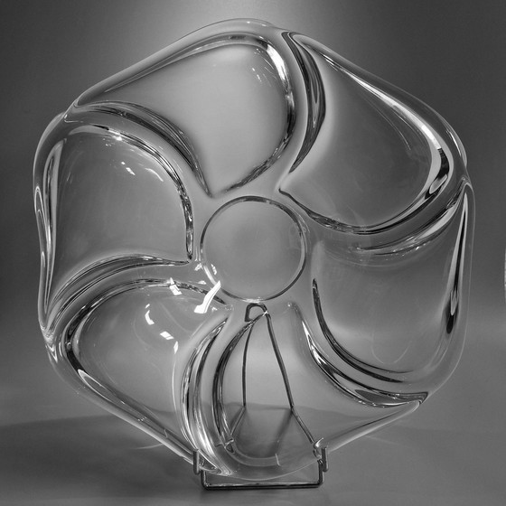 Image 1 of Grande Coupe Vintage • Cristal • Ateliers De Vannes-Le-Châtel • 1970