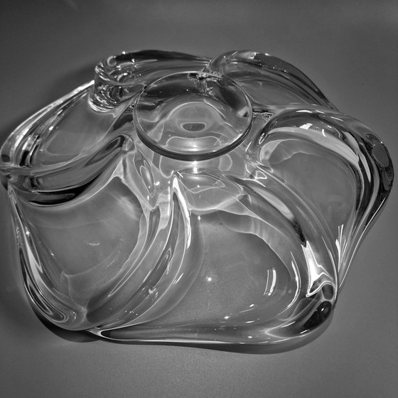 Image 1 of Grande Coupe Vintage • Cristal • Ateliers De Vannes-Le-Châtel • 1970