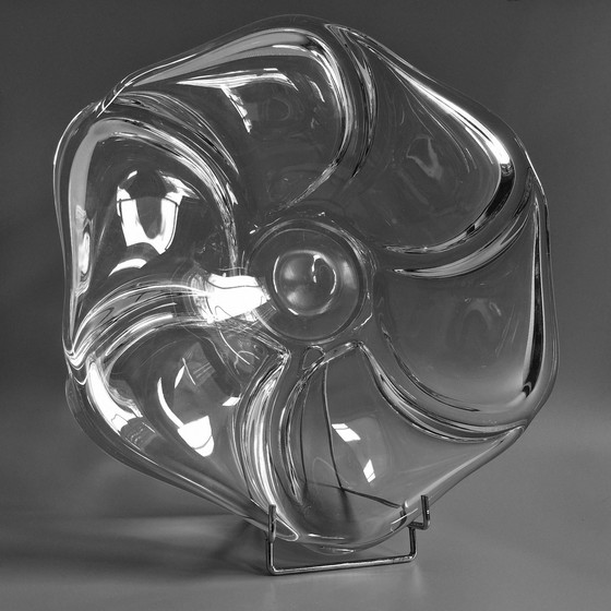 Image 1 of Grande Coupe Vintage • Cristal • Ateliers De Vannes-Le-Châtel • 1970