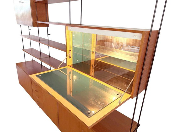 Image 1 of Vintage Omnia Wall System By Ernst Dieter Hilker With Drankenkabinet