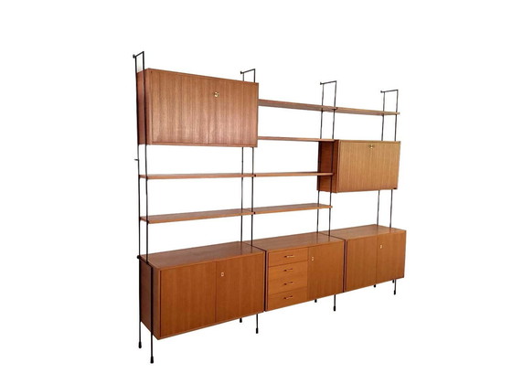 Image 1 of Vintage Omnia Wall System By Ernst Dieter Hilker With Drankenkabinet