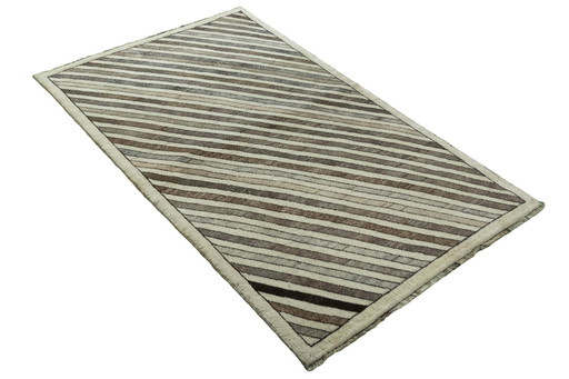 Tapis Gabbeh Nomade noué à la main - 190 X 118 cm