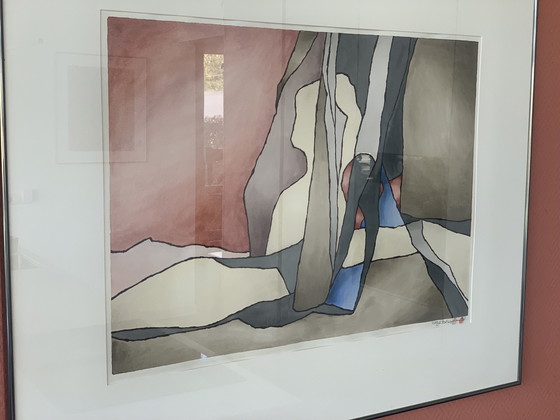 Image 1 of Aquarelle originale de Gé Brugmans