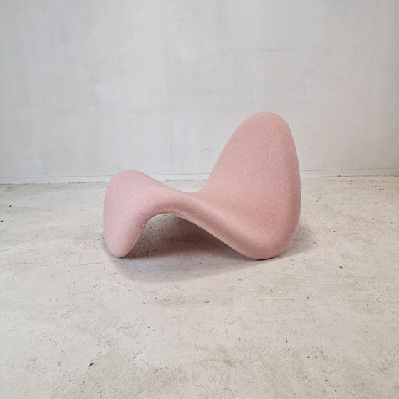 Image 1 of Paire de chaises Tongue vintage en tissu de laine par Pierre Paulin pour Artifort, 1960