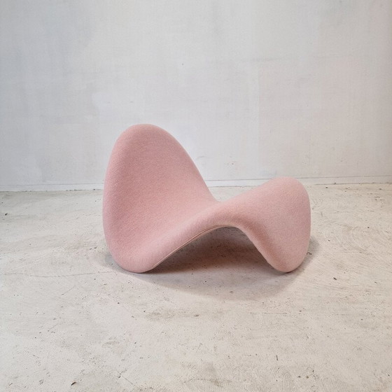 Image 1 of Paire de chaises Tongue vintage en tissu de laine par Pierre Paulin pour Artifort, 1960