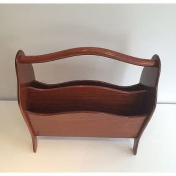 Image 1 of Porte-revues vintage en teck Scandinave 1970