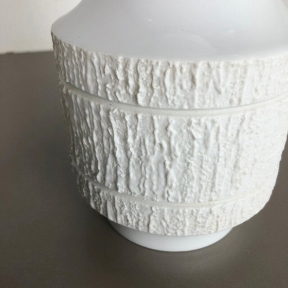 Image 1 of Lot de 2 vases Op Art en porcelaine de Richard Scharrer pour Thomas