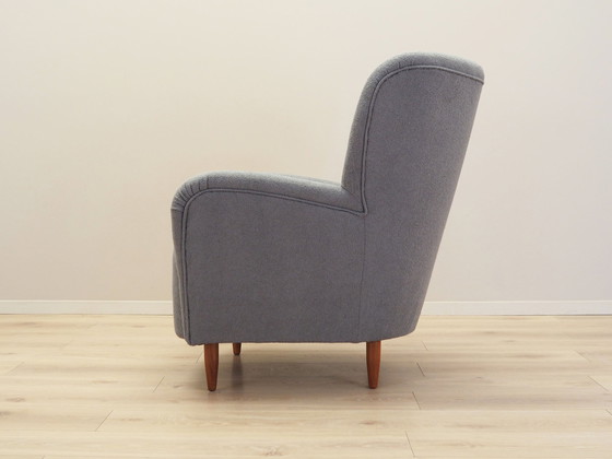 Image 1 of Fauteuil gris, Design scandinave, Production : Danemark