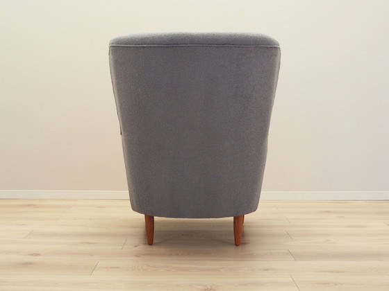 Image 1 of Fauteuil gris, Design scandinave, Production : Danemark