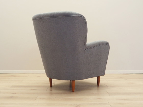 Image 1 of Fauteuil gris, Design scandinave, Production : Danemark